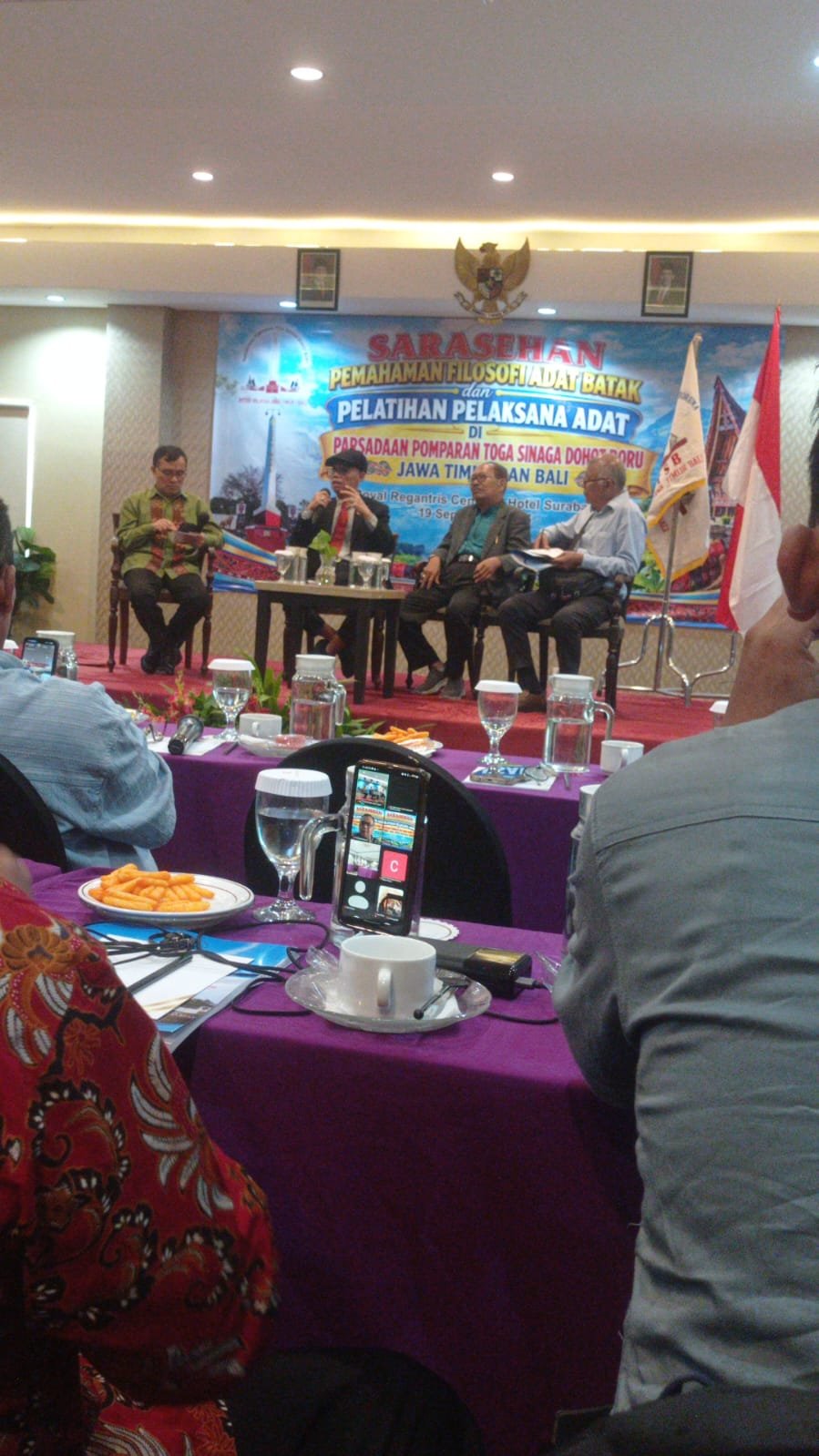 Pelatihan Pemahaman Filosofi dan Pelaksana Adat Batak di Surabaya (foto 2)