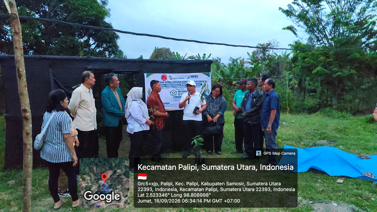 Penyerahan Rumah Bibit Kerjasama PPTSB dan Politeknik WBI (1)